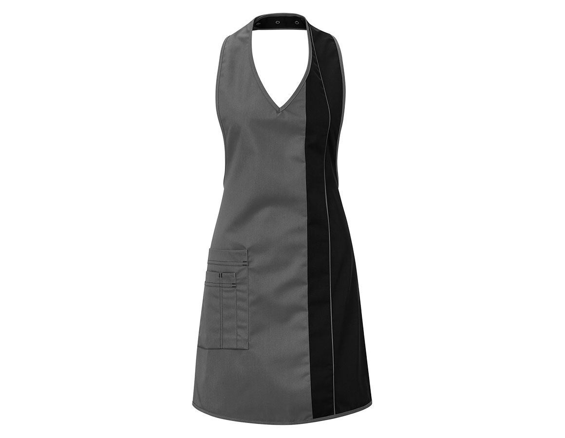 Tabliers: Tablier pour femme Teresa + gris/noir