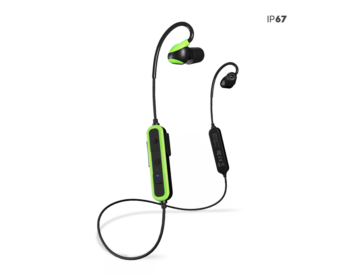 Ear Plugs: Hearing protection earplugs ProAware 2.0 EN 352-2 + green