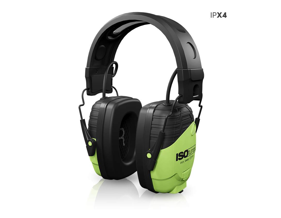 Ear Defenders: Protector cups Link Aware EN 352 + green
