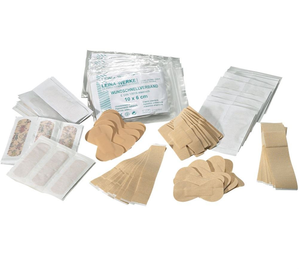 First Aid Supplies: Extra plaster set, 120 pieces