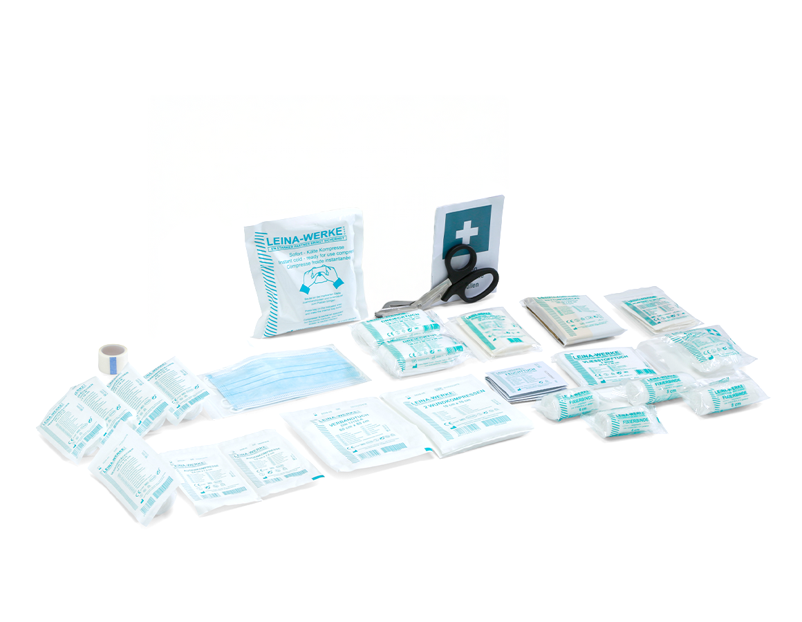 Offres du mois: Mat. de prem. secours recharge mallette DIN 13157