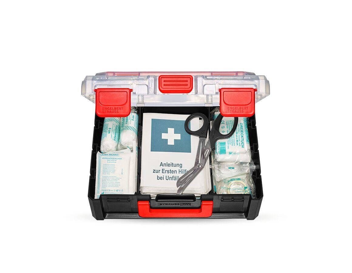 Coffret | Armoires: STRAUSSbox small trousse secours prof. DIN 13157