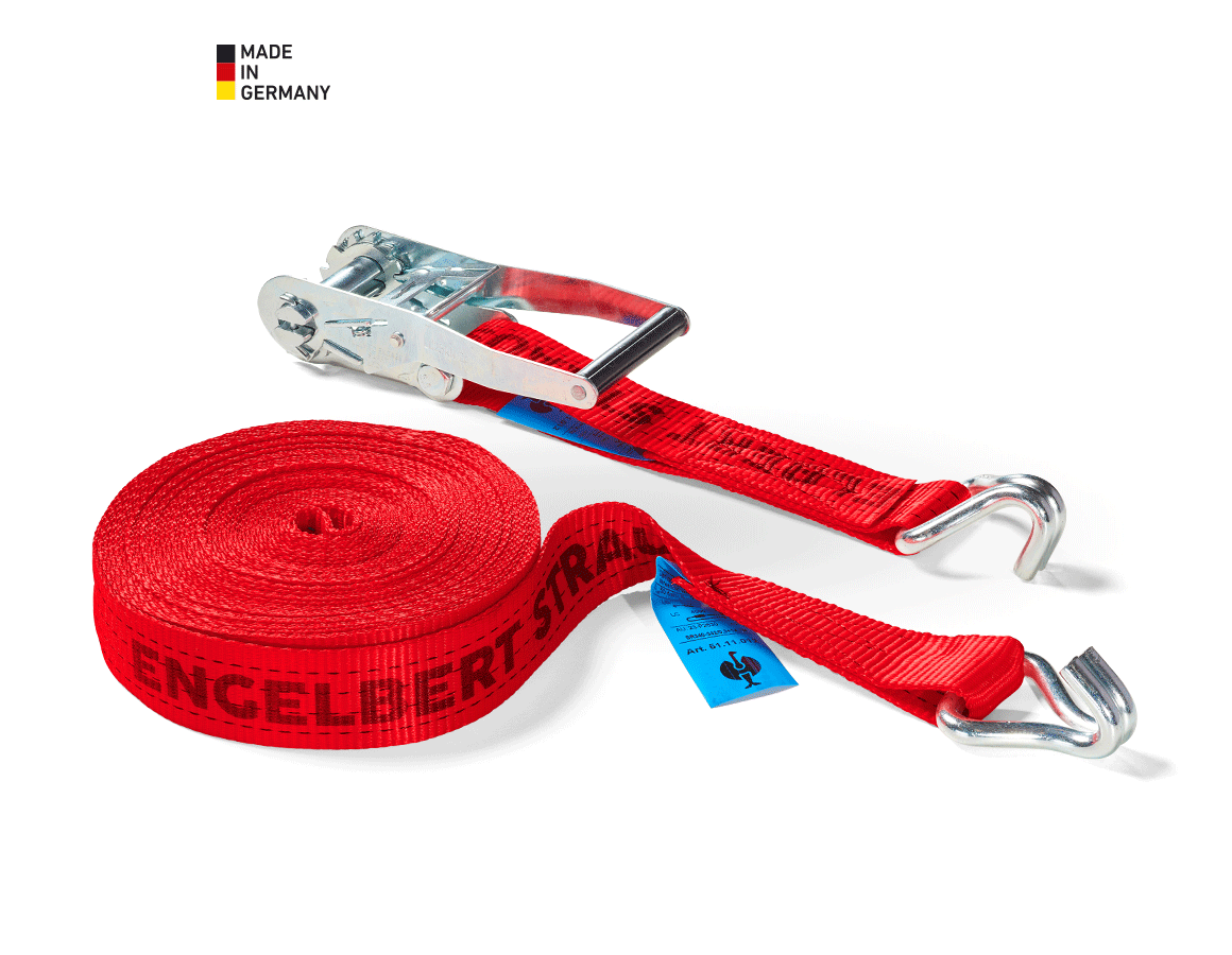 Tension straps: 2 Part Lashing strap with Ratchet + Hooks