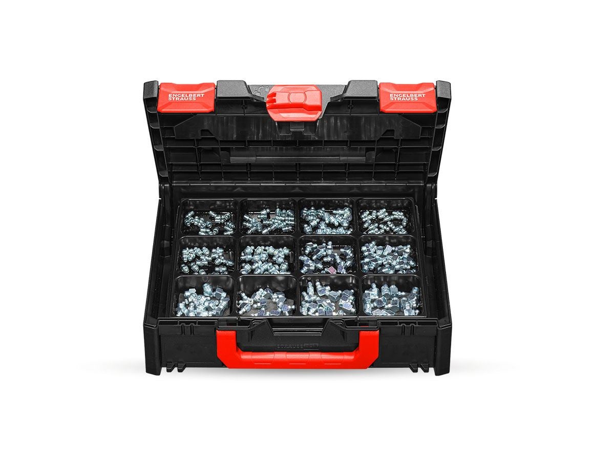 Assorted small parts: Lubrication nipple assort. in STRAUSSbox 118 midi