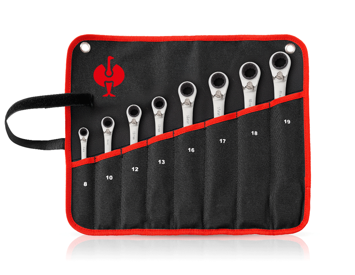 Schraubenschlüssel: e.s. Ratch-Tech-Satz Umschaltbar