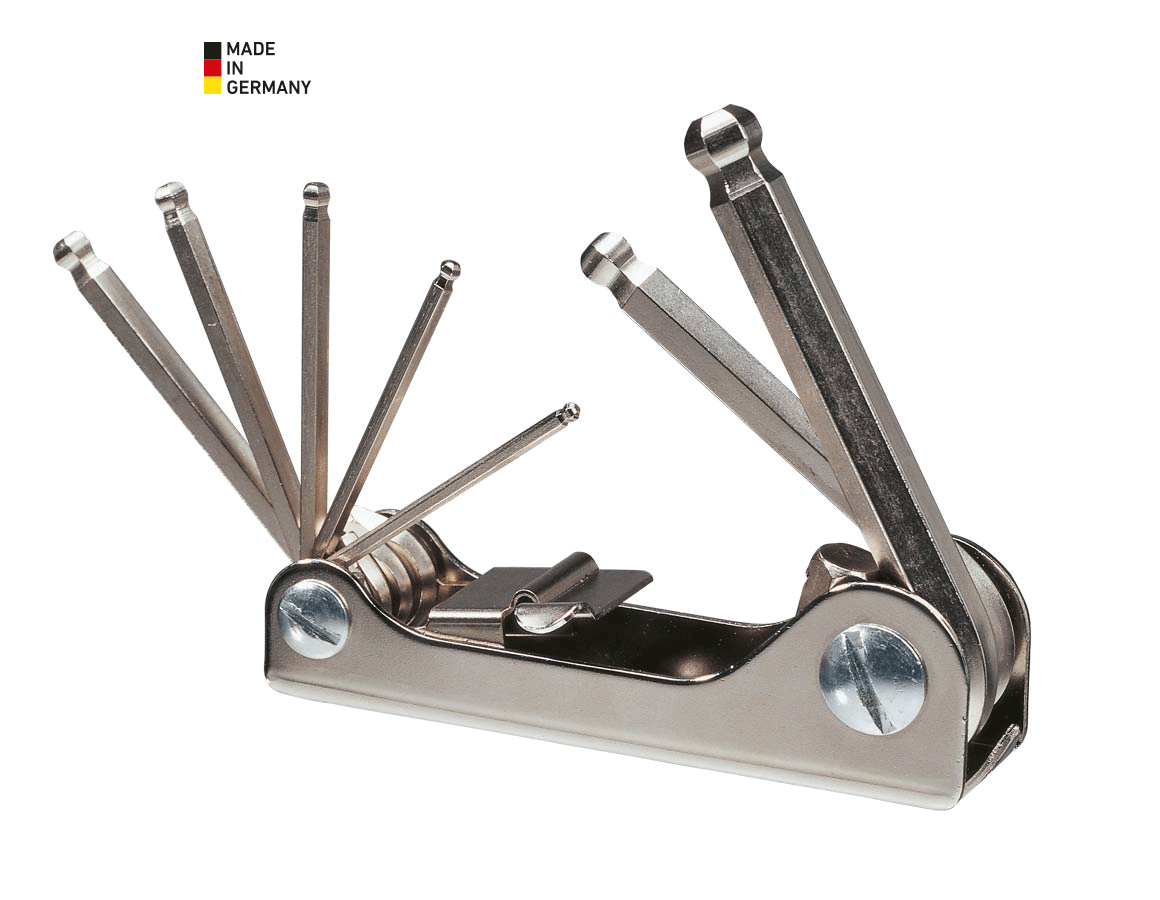Schraubendreher: Stiftschlüssel-Sätze im Handklapphalter