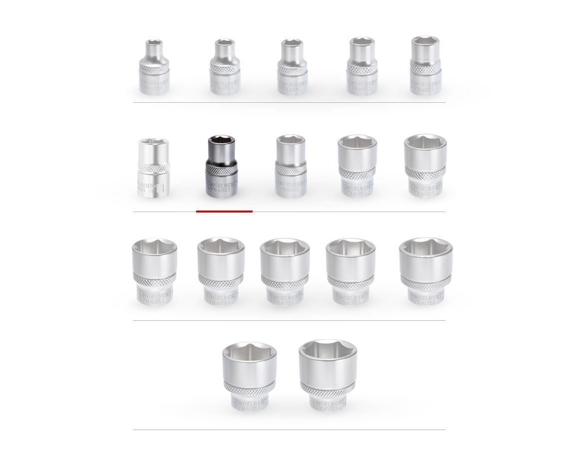 Clé à douille: e.s. Embout de clé à douille 3/8 6 pans