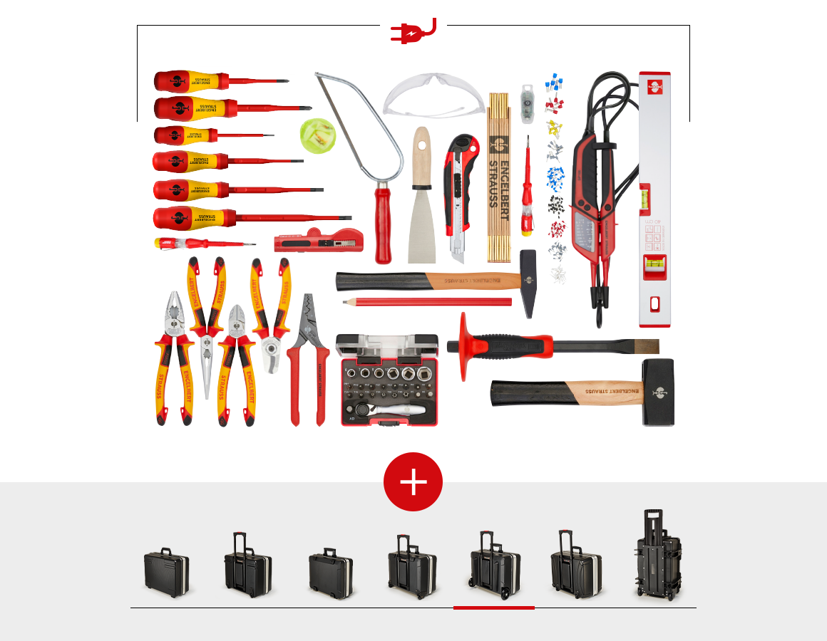 Tool Cases: Tool set Electro including tool case