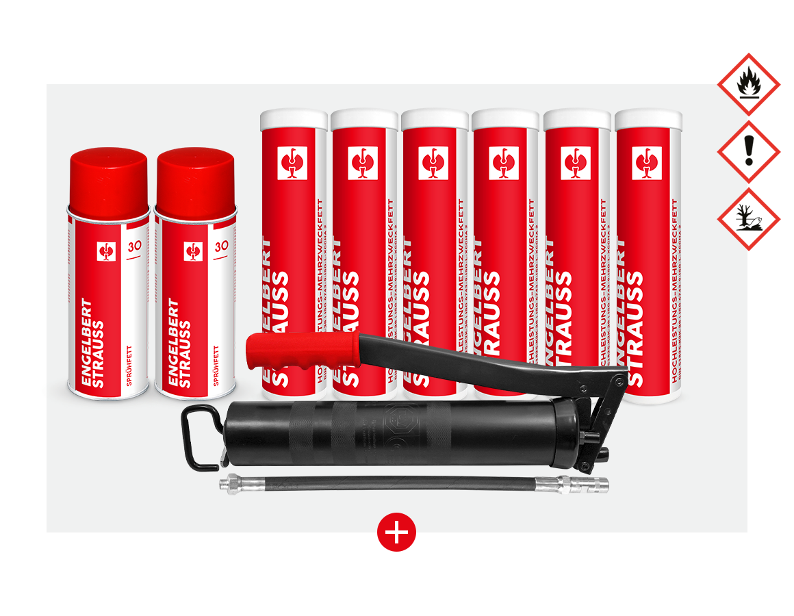 Maintenance: Industrial grease press set