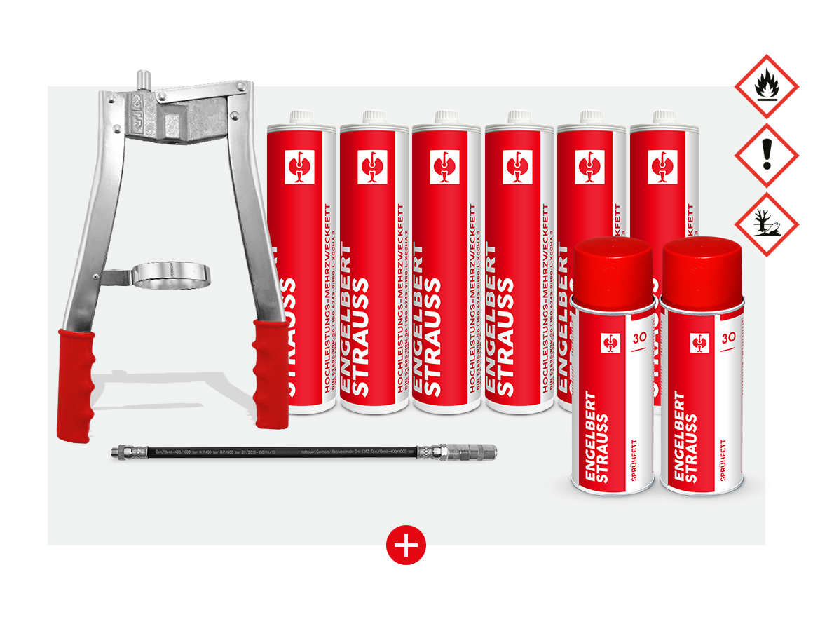 Entretien: Kit pistolet graisseur à deux mains