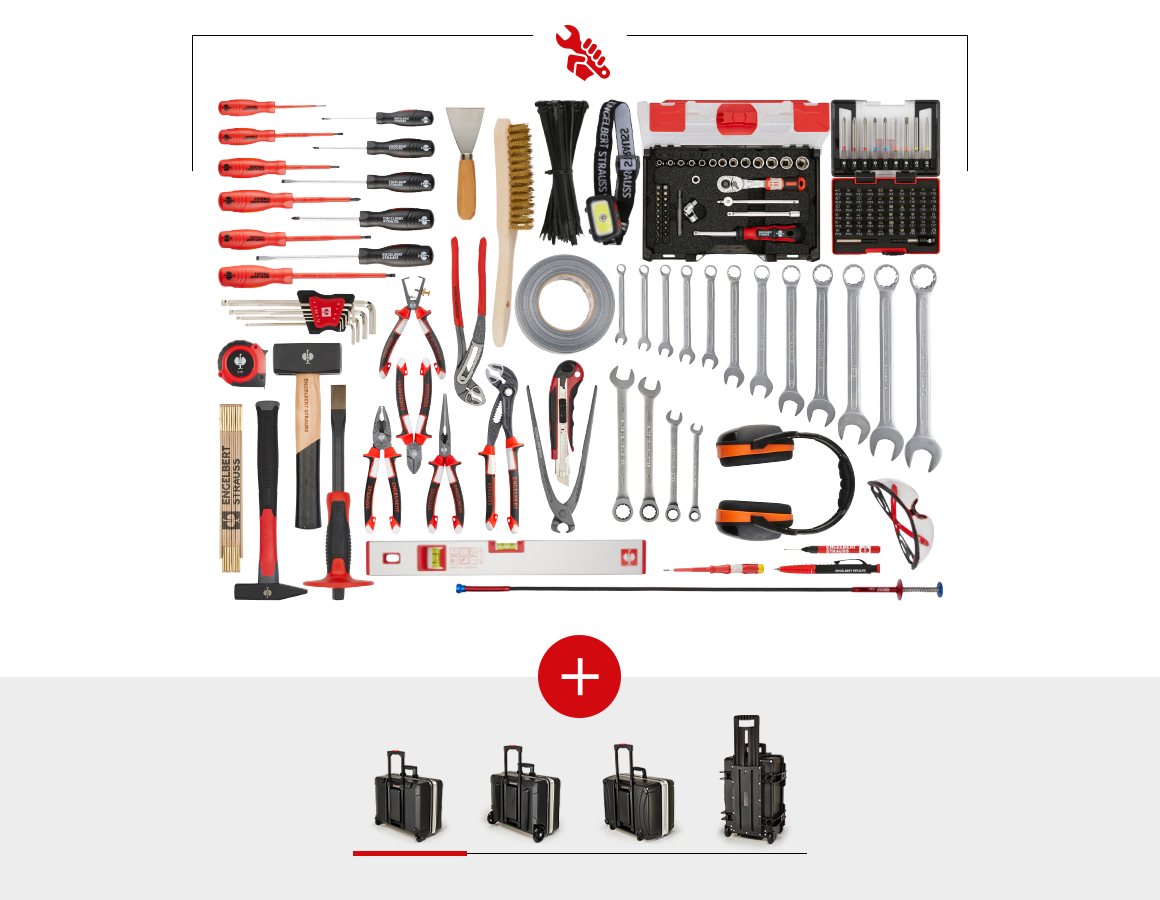 Tool Cases: Tool set Allround Meister + tool trolley