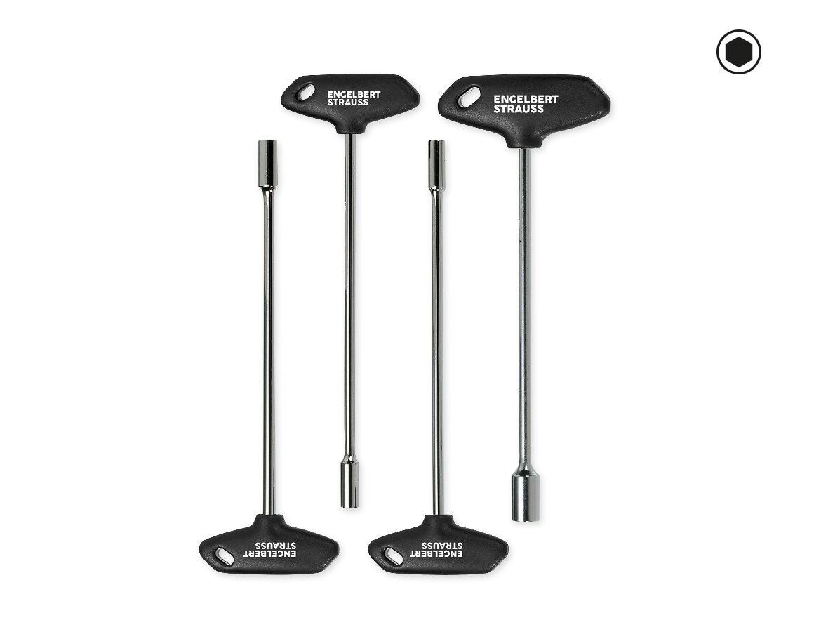 Screwdrivers: Socket wrench set, T-handle, AF, 4-piece