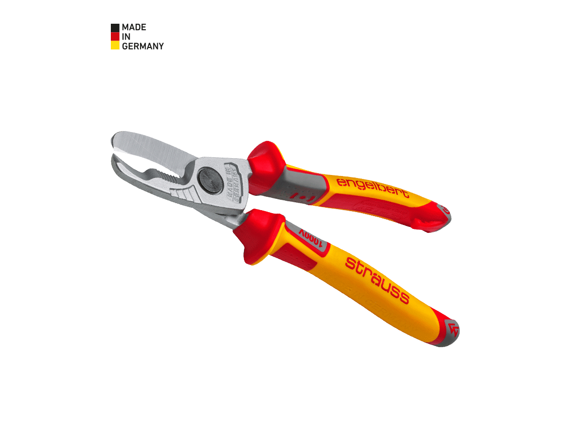 Tongs: e.s. cable cutter VDE