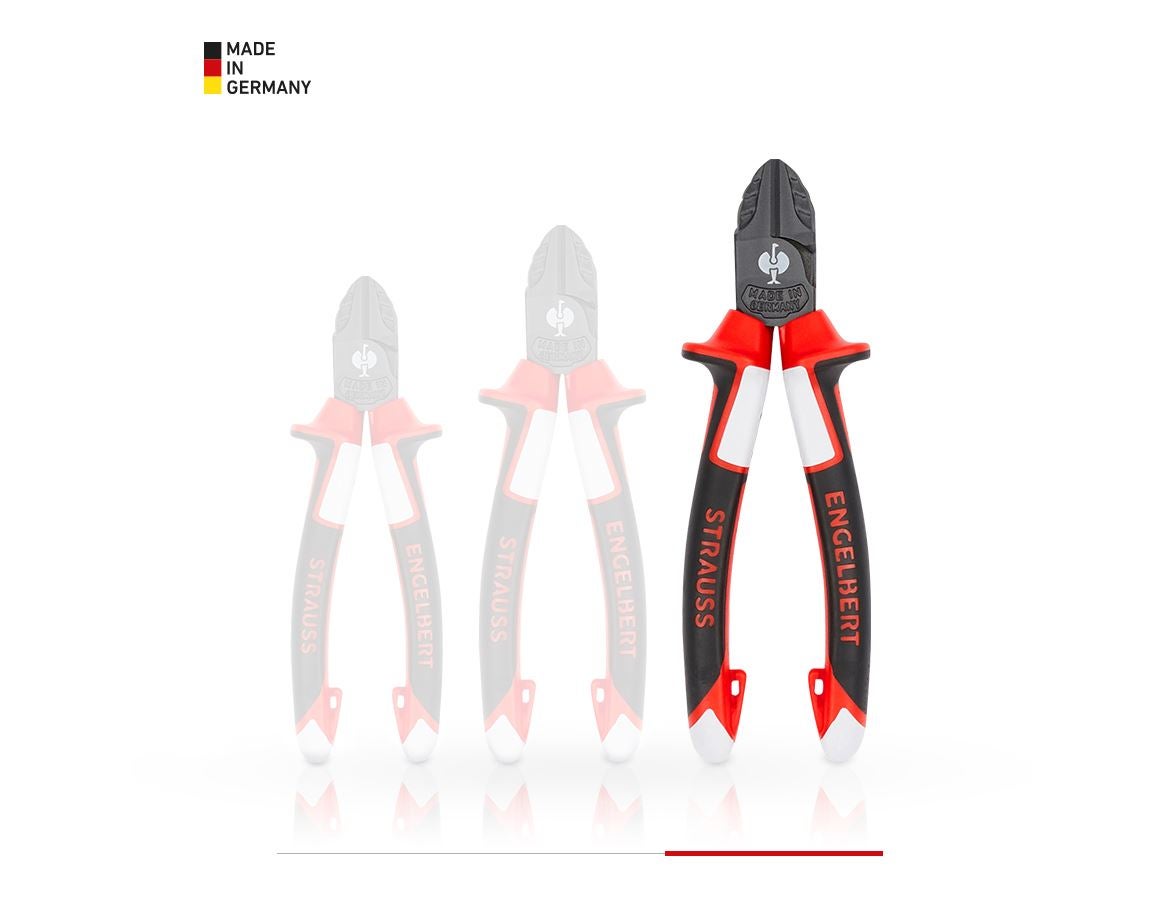 Tongs: e.s. side cutter 