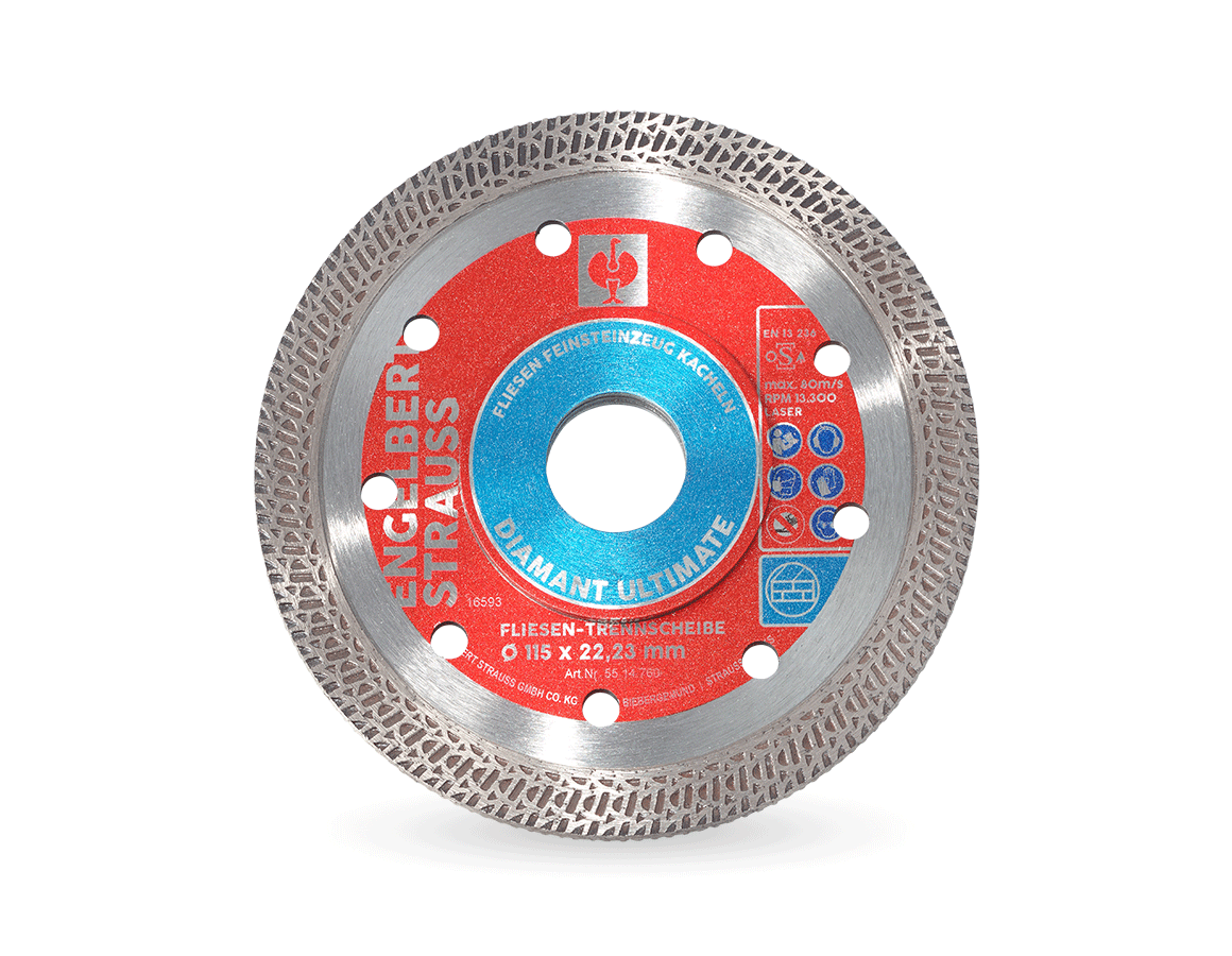 Disques de coupe: e.s.Disque à tronçonner carrelage diamant ultimate