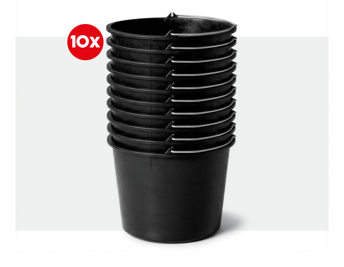 Containers: 10 x Building Bucket 20 L