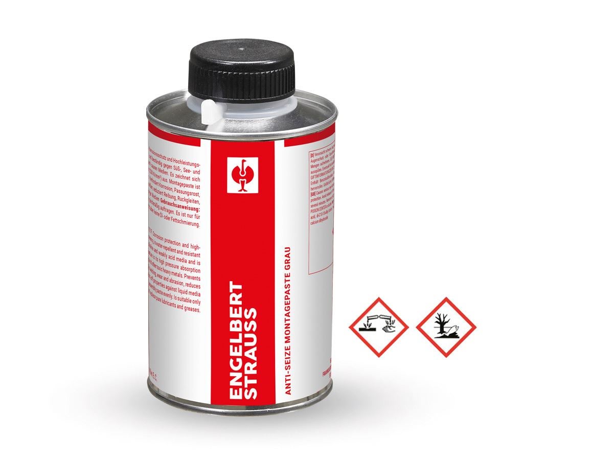 Adhesives: Anti-seize fitting paste + grey
