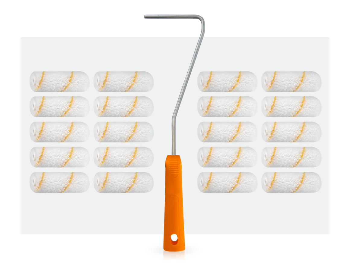 Tools: 2x10 Perlon spare rollers promotional set