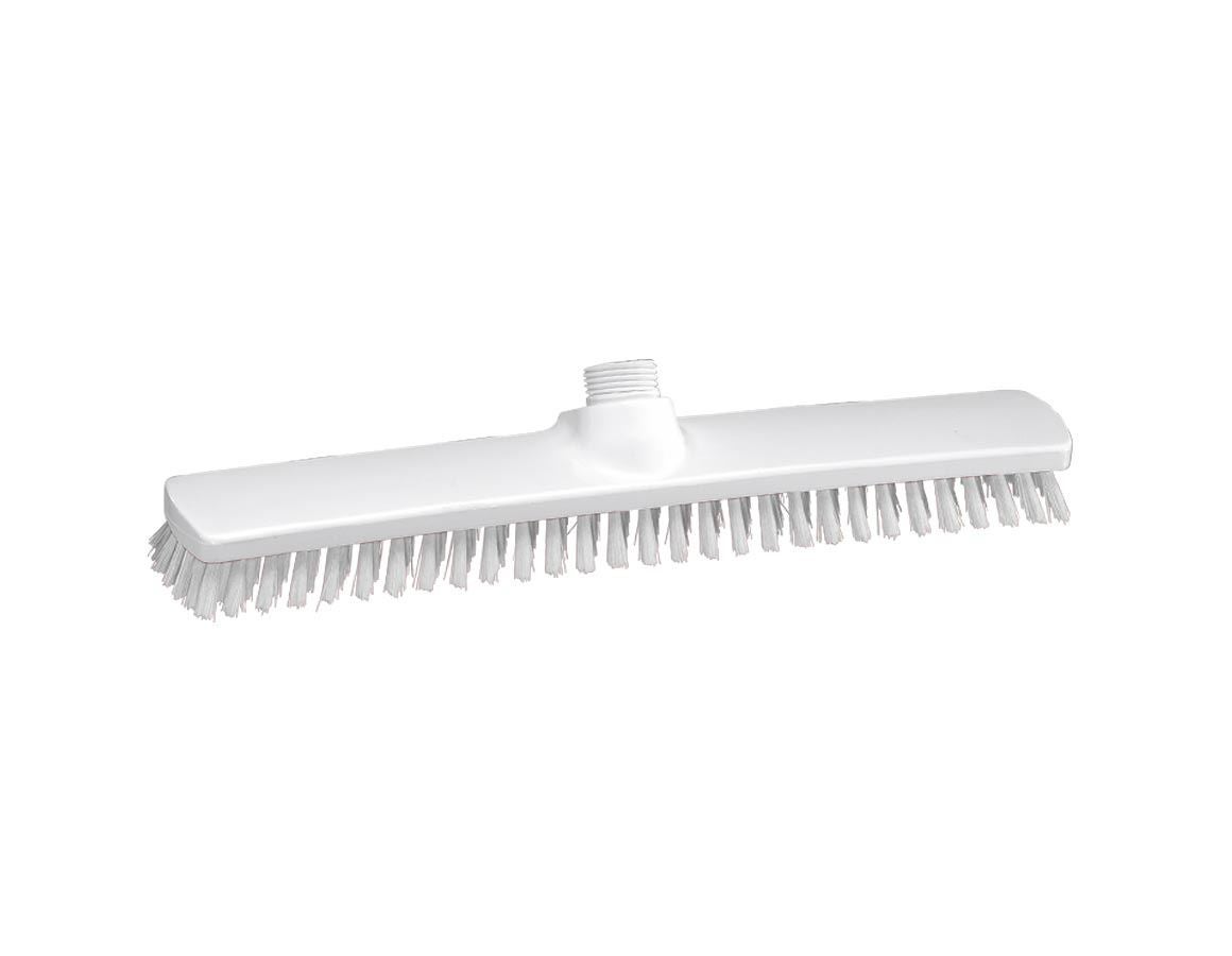 Brooms | Brushes | Scrubbers: Broad surface scrubber, Low + transparent