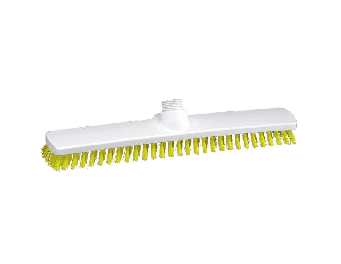 Balais | Brosses | Brosses à récurer: Faubert pour le nettoyage de grandes surfaces, bas + jaune