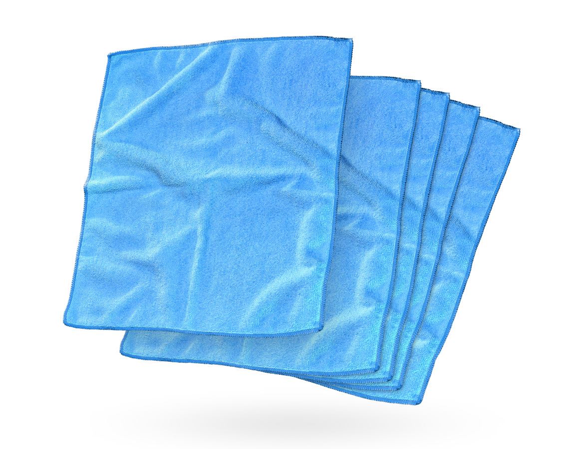 Cloths: Microfibre cloths Soft Wish + blue