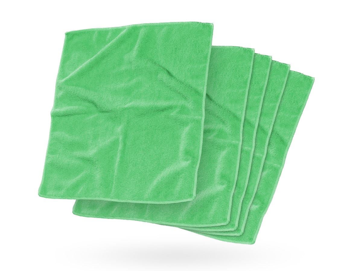 Cloths: Microfibre cloths Soft Wish + green