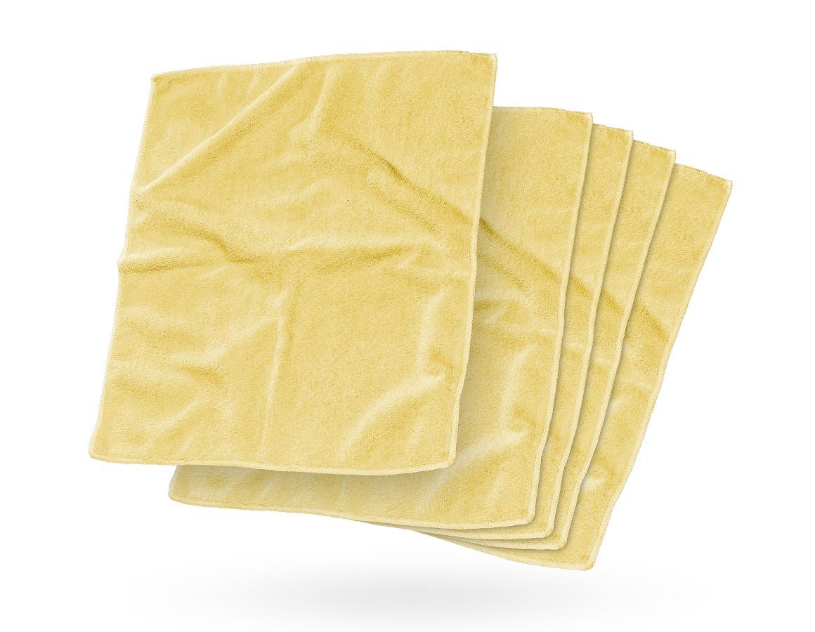 Cloths: Microfibre cloths Soft Wish + yellow