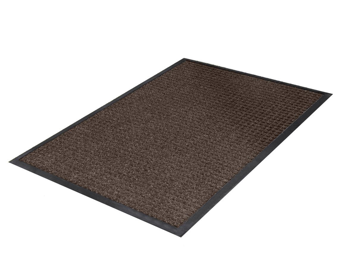 Floor mats: Wet protection comfort mat with rubber edge + brown