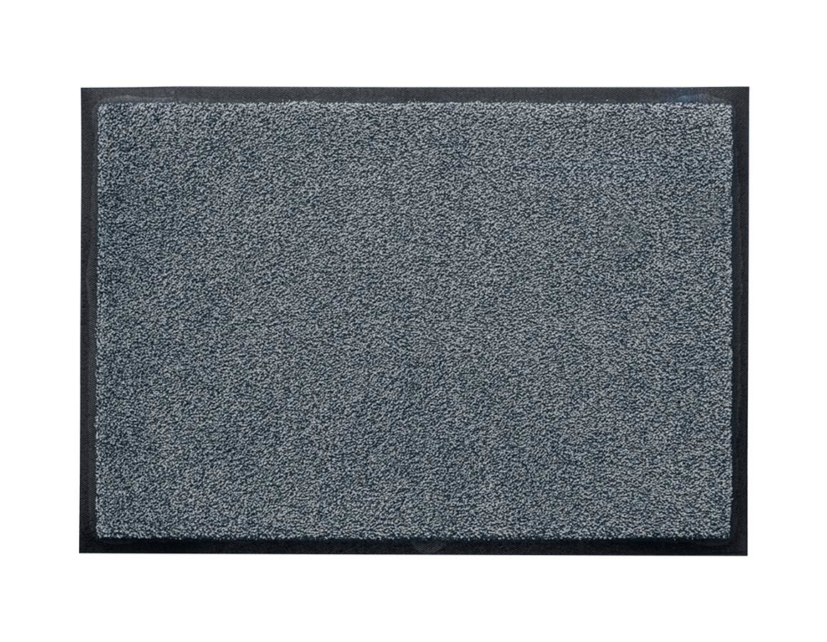 Tapis de sol: Tapis confort avec bord en caoutchouc + noir/gris clair