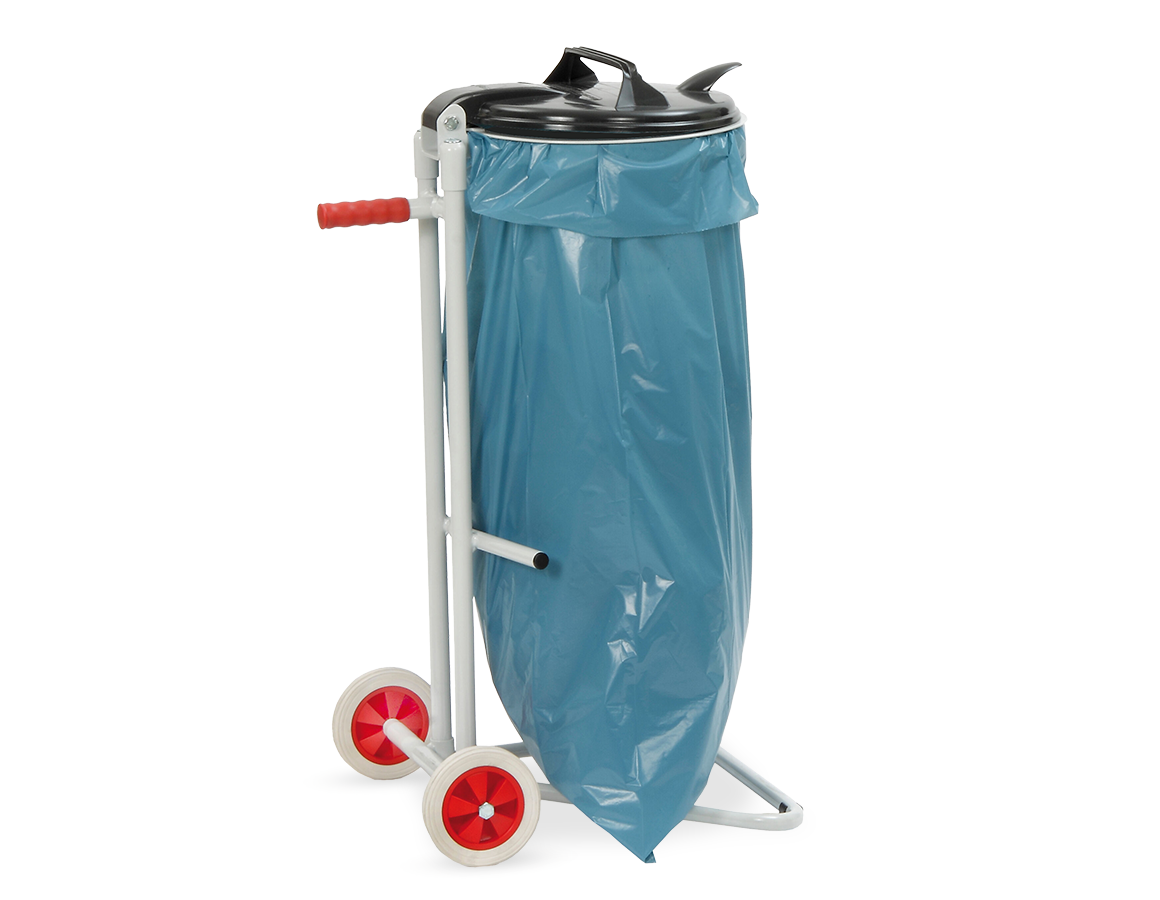 Waste bags | Waste disposal: Rubbish bin in tubular steel design