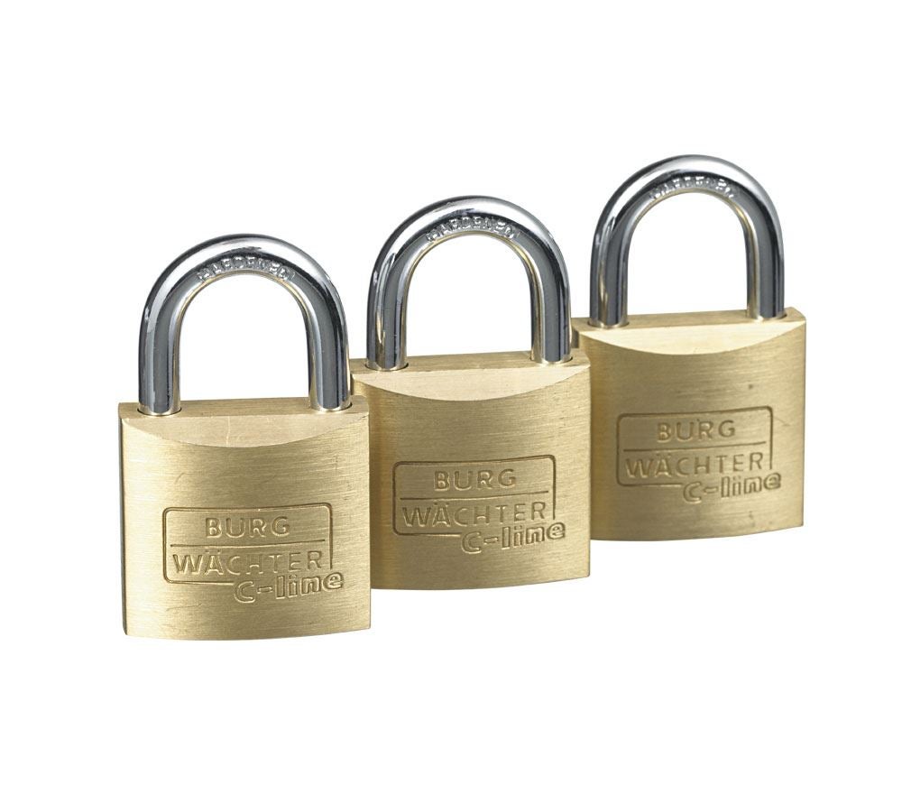 Kleinteile: Vorhängeschloß-Sets 222 C-Line, gleichschließend
