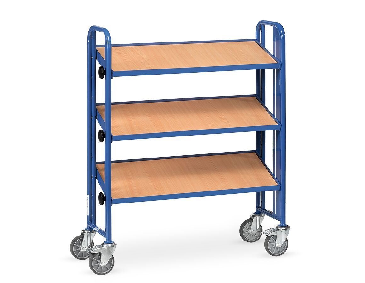 Chariot à poignée: Chariot de montage unilatéral avec 3 étages