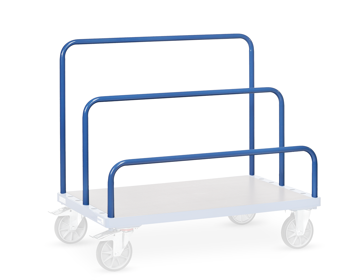 Bar-type trolley: Clips for flat trolleys