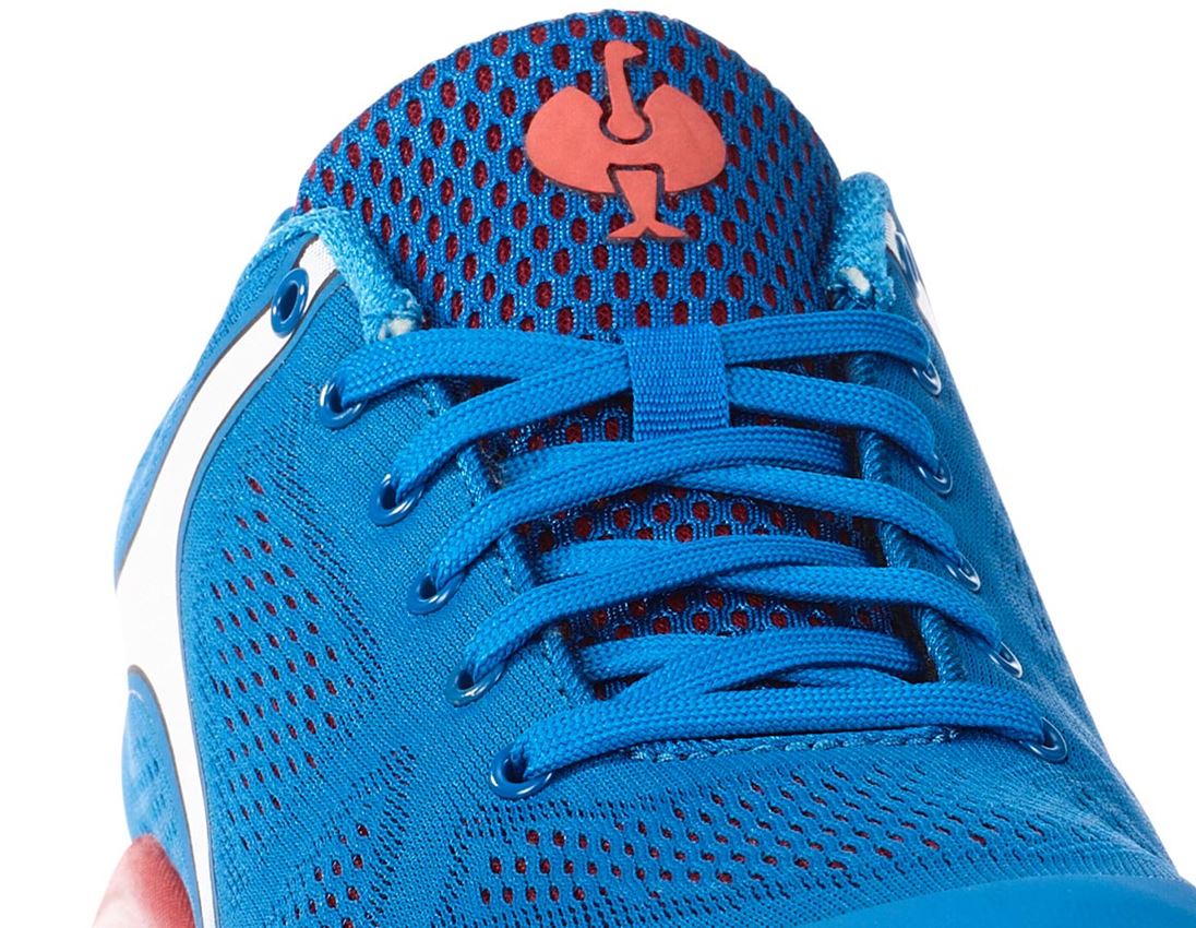 Medical | Healthcare: e.s. O1 Work shoes Asterope + gentianblue/fiery red 2