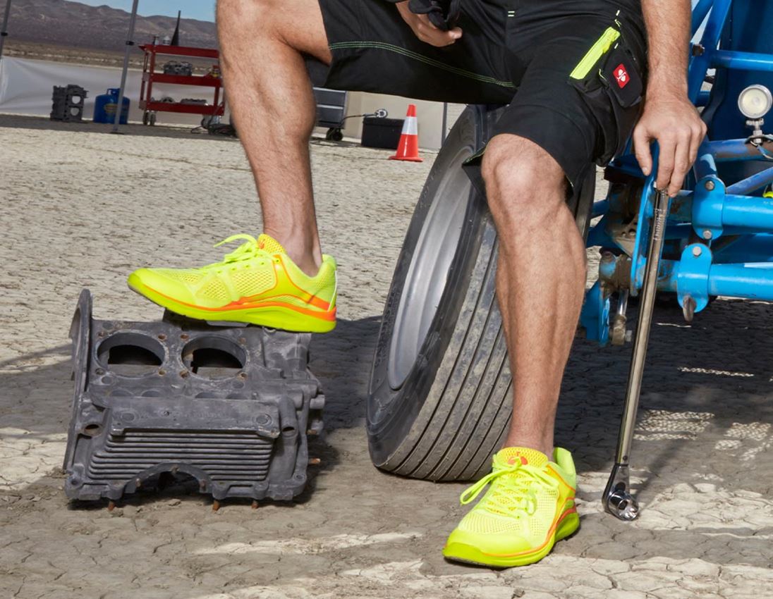 O1: e.s. O1 Work shoes Asterope + high-vis yellow/high-vis orange 1