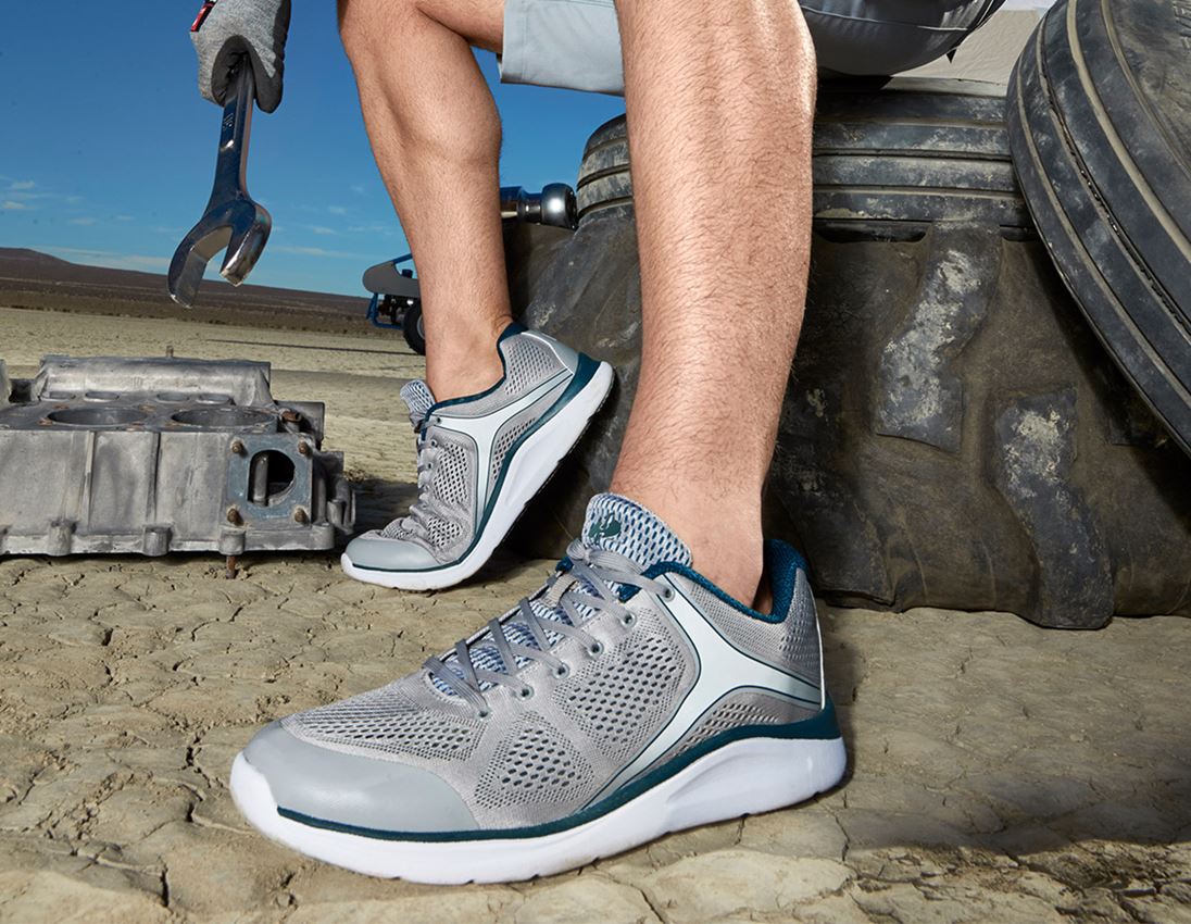 O1: e.s. O1 Work shoes Asterope + platinum/seablue 1