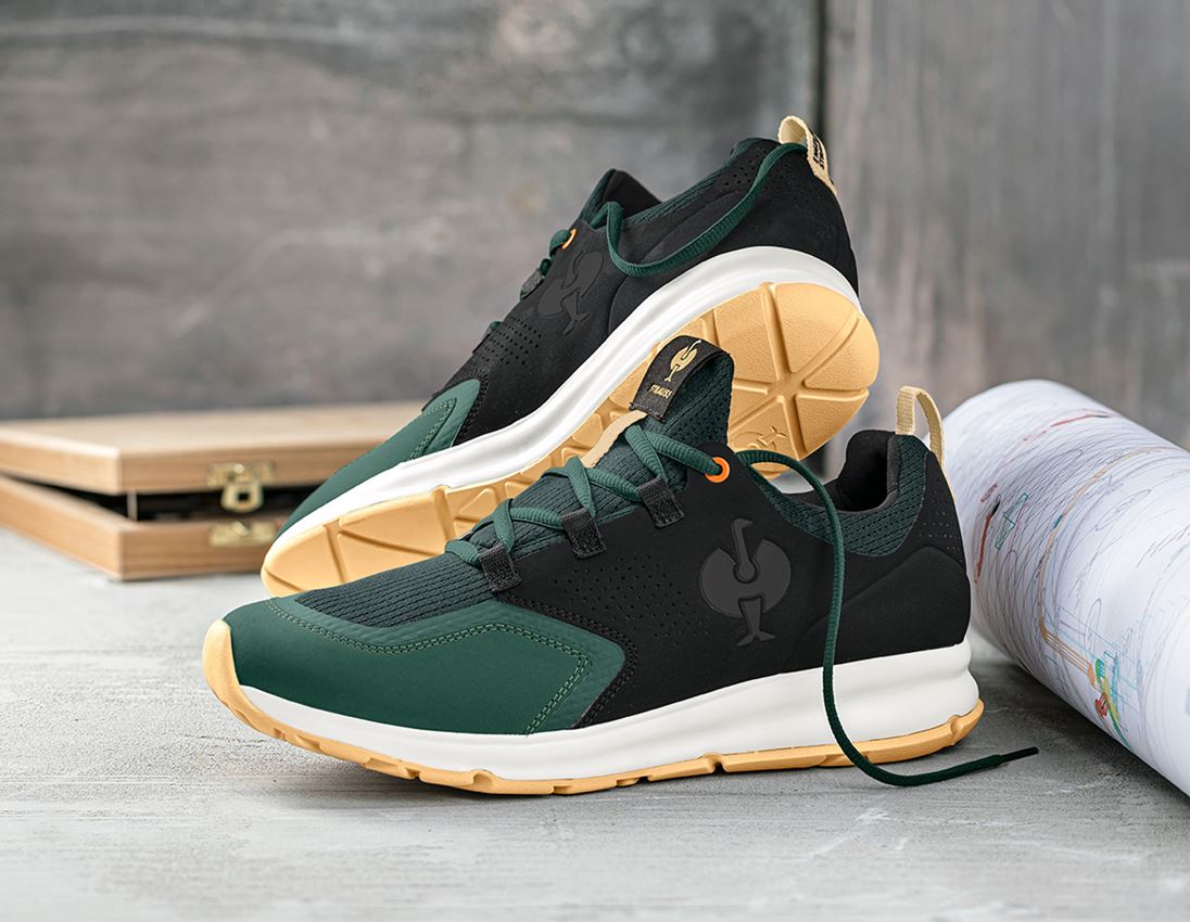 O1: O1 Work shoes e.s. Honnor II, men's + oxidblack/nightgreen