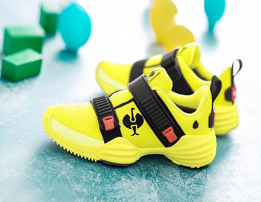 Kids Shoes: Allround shoes e.s. Waza, children's + acid yellow/black