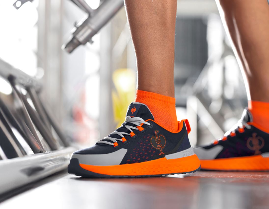 SB: SB Safety shoes e.s. Comoe low + navy/high-vis orange 3