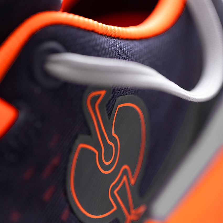 SB: SB Safety shoes e.s. Comoe low + navy/high-vis orange 2