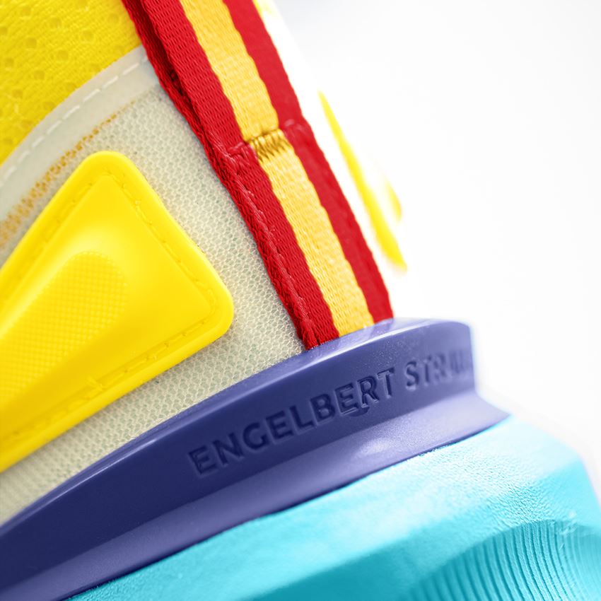 O1: O1 Work shoes e.s. Gambela + yellow/petrol 2