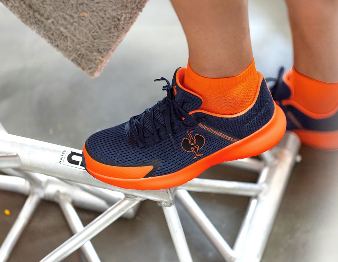 SB: SB Sicherheitshalbschuhe e.s. Tarent low + dunkelblau/warnorange 2