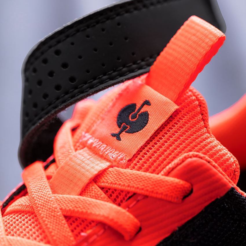 Kids Shoes: Allround shoes e.s. Porto, children's + black/high-vis red 2