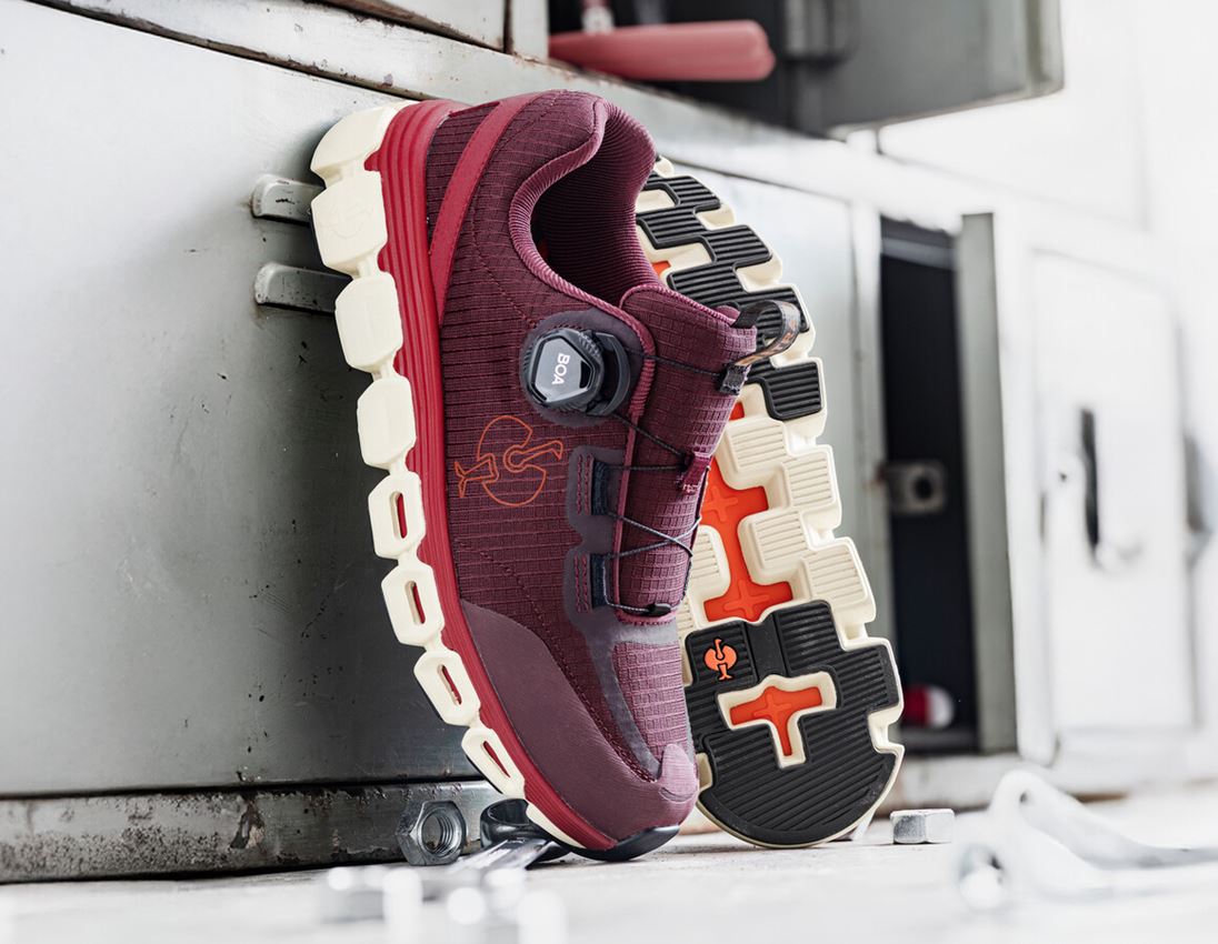 O1: O1 Chaussures de travail e.s. Rexburg low + rouge acajou 1