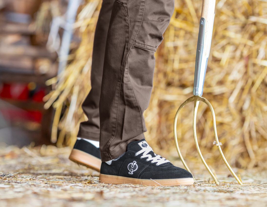 O1: O1 Work shoes e.s. Brockton low + black/white 2