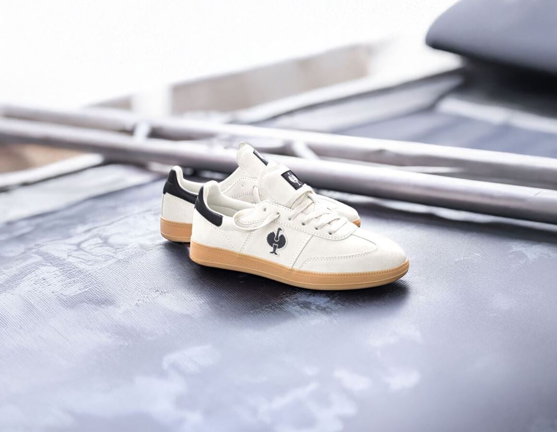 O1: O1 Chaussures de travail e.s. Brockton low + blanc