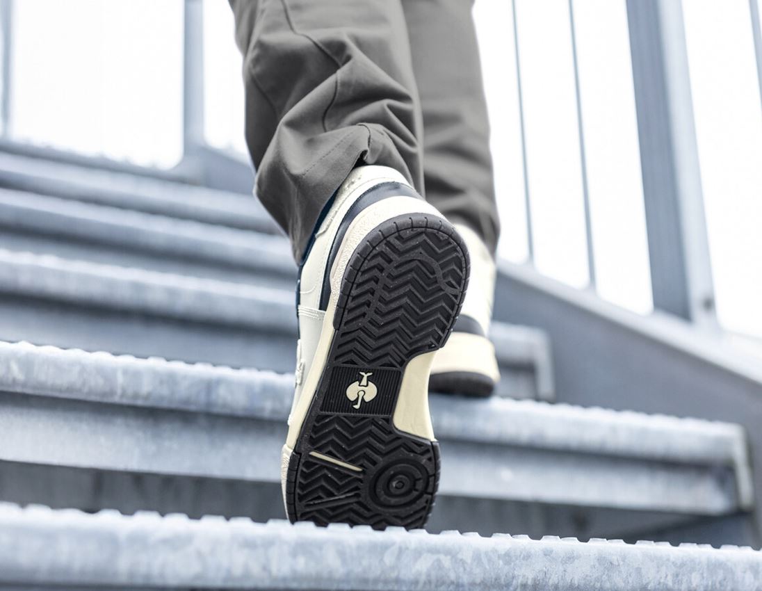 O1: O1 Work shoes e.s. Sumter low + black/chalkwhite 3