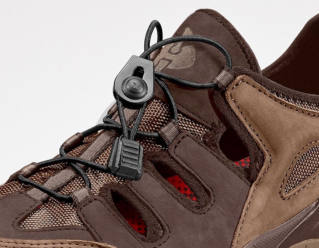 S1: e.s. S1 Safety sandals Pallas + hazelnut/chestnut 2