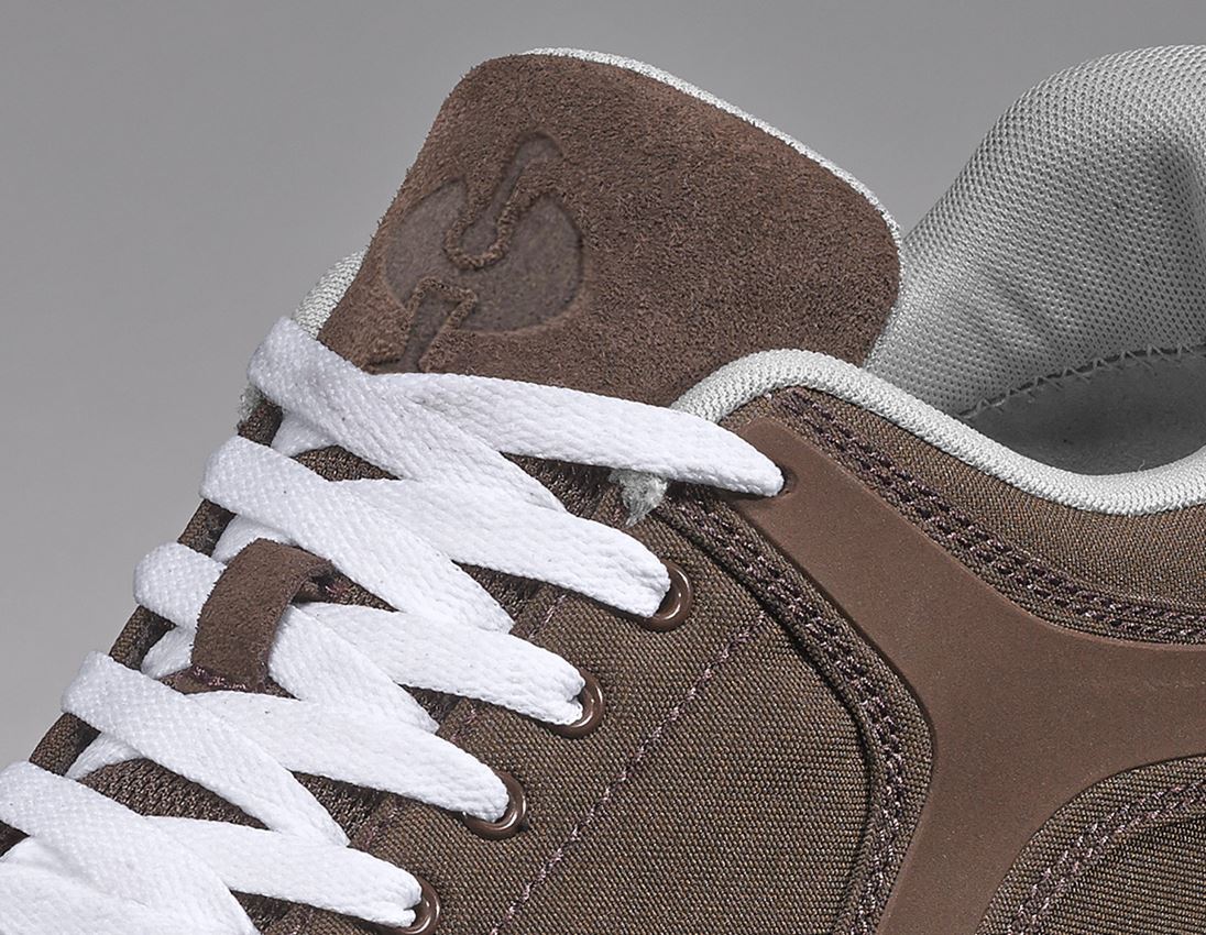 S1P: S1PS Chaussures basses de sécurité e.s. Sutur + marron/blanc 2