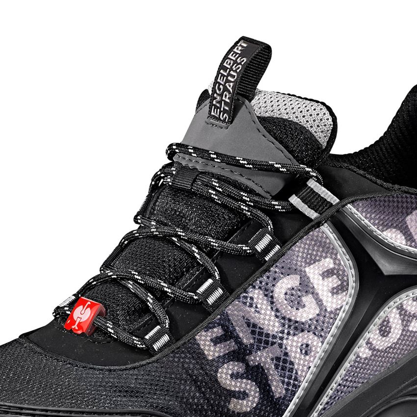 S1: e.s. S1 Sicherheitshalbschuhe Merak + schwarz/grau/silber 2